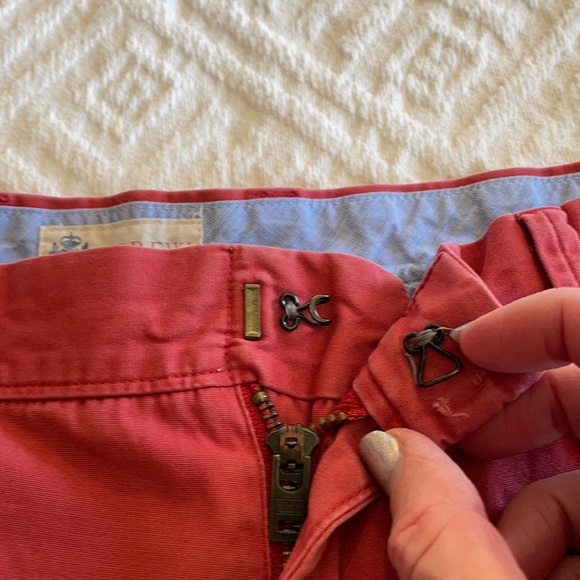 J.Crew 32 cotton men’s cargo shorts raspberry - Picture 4 of 14